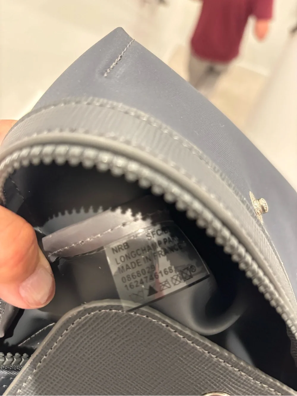 Longchamp Le Pliage One M Backpack in Anthracite Grey